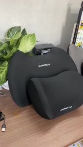 Gối Đầu Tựa Lưng Ô Tô AWESOME Cao Su NonGối Kê Tựa Cổ và Lưng Ngồi Ghế Ô Tô Văn Phòng Chống mỏi Vuadienmay