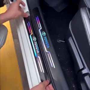 Stiker PVC Pelindung Sill Plate & Pijakan Lantai Pintu Mobil