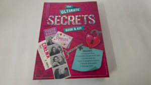 Kids Ultimate Secrets Book & Kit with Invisible Ink Pen UV Light Diary Secret Code for Children to Play