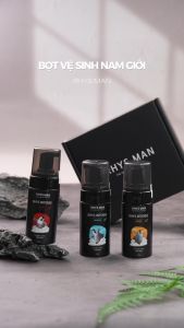Dung dịch vệ sinh nam tạo bọt RHYS MAN Rhys Intense hương gỗ 100ml