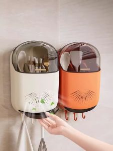 youqin | Wall Mounted Chopsticks Container Drainage Rack