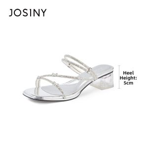Josiny | Thick-soled French Summer Sandals Coarse Heels