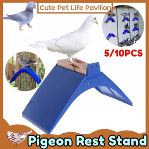 5/10PCS Pigeon Dove Rest Stand Plastic Heat Resisting Perches Bird Dwelling Stand Support V-type