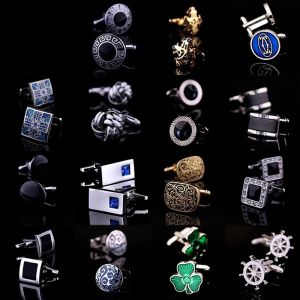 Creative Mens French Shirt Cufflinks Alloy Baked Paint Suit Shirt Button Cuff Accessories Stylish Fashionable Male Model