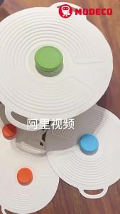 Nắp Nồi Silicone Đa Năng Modeco - Nắp Đậy Bảo Quản Thực Phẩm Tủ Lạnh Chịu Nhiệt Có Thể Tái Sử Dụng