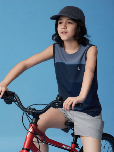 JOLLY BEAN | Contrast Color Seam Boys Sleeveless T-Shirt