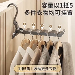 《SG Local stock》Travel essential Foldable clothes hanger suitable for doors windows cabinets chair backs bathroom