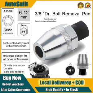 Bolt Extractor 3/8" - Broken Bolt & Screw Remover Tool For 6-13mm Damaged Studs | Easy Removal Kit Saves Time & Effort