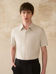 Anti-wrinkle Water-repellent Stain-resistant Mens Business Shirt