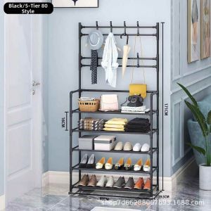 Multi-functional Easy-assembly Dustproof Closet and Shoe Rack