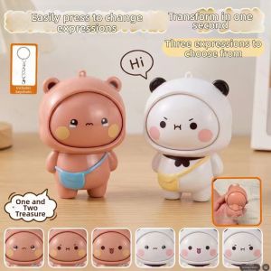JIFANPAUL | Face Changing Stress Relief Novelty Plush Toy