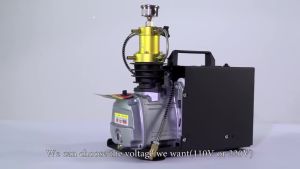 Tuxing TXES022 4500psi 300bar 30MPa PCP Adjustable High Pressure Air Compressor Submerged Gas Cylinder Filling High Pressure Pump（Auto Stop）