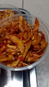 Jengkol Goreng Krispy Gurih Pedas Camilan Renyah Unik Oleh-oleh Khas Nusantara jengkol krispy enak gurih dan nikmat 3 rasa 100% bikin nagih