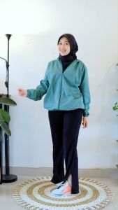Jaket Olahraga Pria Wanita Sepeda Lari Running Pembakar Lemak GRAFFITY
