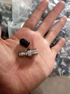 spare part pompa angin 6000psi.kupler pengisian stainless. spare part import pompa spare part murah pompa Minikupler Jantan Import Kupler Jantan Mini Kupler 1/2 TSM PCP