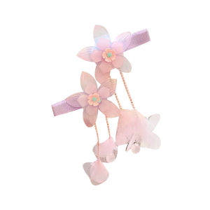 เครื่องประดับศีรษะใส่คู่กับชุดฮั่นฝูกิ๊บติดผมชุดโบราณสำหรับเด็กและผู้หญิงกิ๊บติดผมติดโบว์สไตล์จีนสำหรับเด็กหญิงเครื่องประดับผมเครื่องประดับแบบถักเปียสไตล์โบราณ