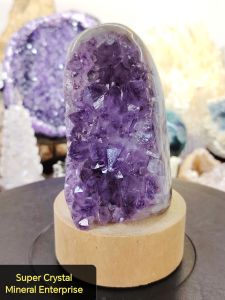 Natural Uruguay High Grade Amethyst Druse Ornament A62 #Amethyst #Naturalcrystal #homedecor #Lifestyle