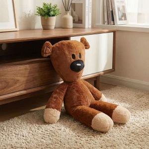 Potdemiel | High Quality Funny Big Mr Bean Teddy Bear Plush Toy Comedy Cartoon Movie Figure Cute Animal Baby Stuffed Doll Soft Pillow Decor