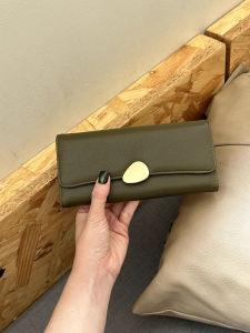 2025 New Ladies Long Leather Wallet Multi-Functional Simple Multi-Card Holder Handbag Card Bag Leather Clip for Mobile Phone