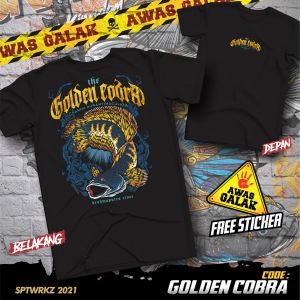 Kaos Channa Golden Cobra Limited Design Original T-shirt