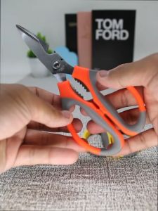 Gunting Multi-Fungsi Stainless 9340: Gunting Masak & Pemecah Kulit Kacang