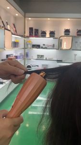 Portable Auto Rotate Hair Curler USB Rechargeable Design with Temperature Adjustable Unbound Curling Iron with LCD Display Portable Hair Curling Wand Automatic Hair Curler