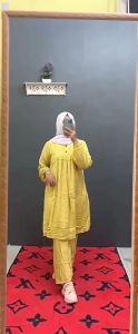 ONE SET POLO LINEN II/ATASAN MUSLIMAH TERBARU/BUSANA MUSLIMAH TERBARU