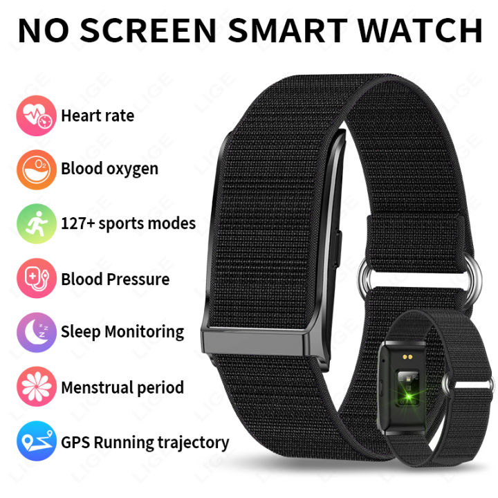 LIGE Screenless Smartwatch Women Heart Rate Health Fitness Tracker