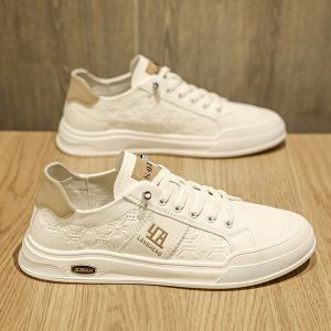 MINGTI | Slip-on Soft-Soled Breathable Leisure White Shoes