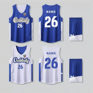 SK | Two-side Wear Quick-dry Basketball Jersey Set for Men