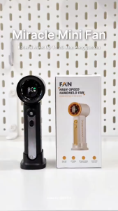 KIPAS ANGIN MINI PORTABLE HIGH SPEED TURBO N108 LED DISPLAY