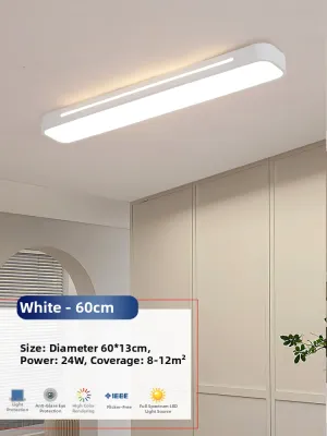 UOIOU | Modern Minimalist Retro Wooden LED Strip Ceiling Light