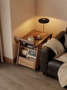 DONGMU | Movable Side Cabinet Solid Wood