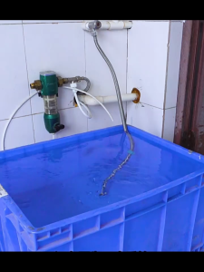 Large flow float valve fully automatic water level controller household water tank water tower breeding factory water level control 1.25/1.5/2.0 inch blue