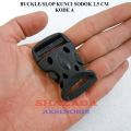 kunci sodok tas korea 2,5 cm / kunci sodok tas / buckle slop tas / aksesoris tas / pengunci tas. 