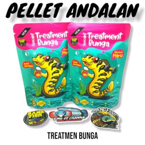 Pelet Andalan Bang Fish 60gr Progres Channa Maru Khusus Bunga