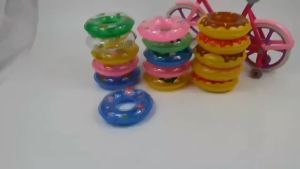 20PCS inflatable mini swimming rings water games swimming ring toys neighborhood mini childrens swimming rings donuts