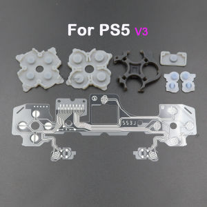 1Set For PS5 BDM-010 020 030 Conductive Film Silicone Rubber Button Pad For PS5 V1 V2 V3 Controller