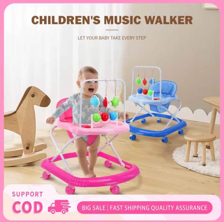 BABY Height Adjustable Musical BABY WALKER