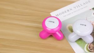 Triangle Mini Massager Electric Neck Head Hand Body Relaxation Wave Vibrating Portable Massage Machine USB Battery