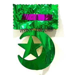 Garland tarik ketupat mesjid/ hiasan tarik lebaran idu fitri/ ketupat