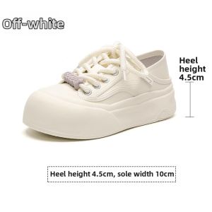 Josiny | Thick Bottom Slip On Canvas Shoe for Women