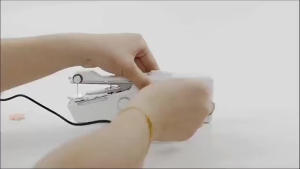 Máy may cầm tay mini sạc USB tiện lợi dành cho làm đồ da may đồ gia đình.