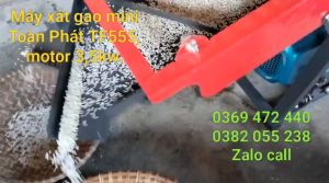 Máy xát lúa gạo gia đình Toàn Phát TF555 motor 35kw chính hãng
