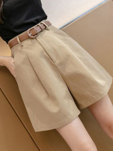 Novelty Stylish Petite Design High-Waist Loose Shorts