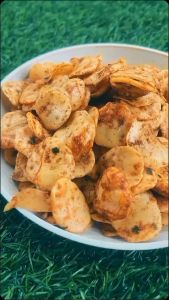 Krupuk Seblak Kering Daun Jeruk Toples (600ml) - Cemilan Bikin Nagih