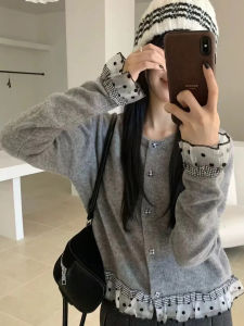 Áo Len Cardigan Dệt Kim Dài Tay Cổ Tròn Thời Trang Nữ 2025 Áo Khoác Ngoài Đa Năng Thường Ngày Mềm Mại Thoải Mái