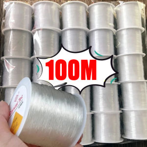 100M Strong Elastic Crystal Beading Thread Cord Jewelry Making Necklace Bracelet DIY Beads Transparent String Stretchable Thread