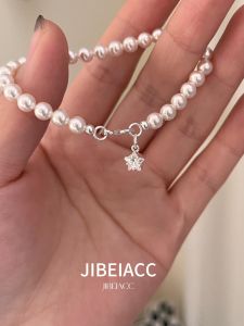 สร้อยข้อมือเงินแท้ประดับเพชรเทียมรูปดาวสำหรับผู้หญิง เครื่องประดับแฟชั่นสไตล์เกาหลี สร้อยข้อมือแบบชั้นใน เครื่องประดับแฟชั่น