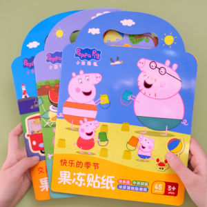 Đồ Chơi Sách Dán Hình Hoạt Hình Peppa Pig Cho Trẻ Em Đồ Chơi Giáo Dục Cho Bé Gái 3-6 Tuổi Đồ Chơi Dán Hình Tĩnh Lặng